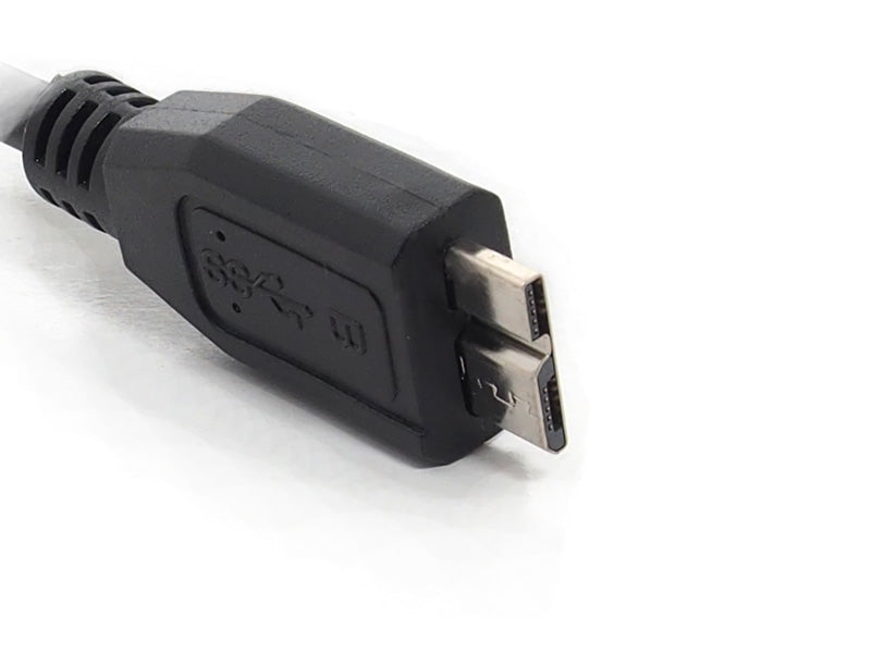 Oxhorn USB Type-C to USB 3.0 MicroB Cable 1m, 5Gbps Data Transfer, Black - SuperSaverAU - view 2