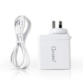 Oxhorn 100W GaN Fast Charger, PD3.0, 3-Port, Compact, Worldwide Compatible - SuperSaverAU - view 2