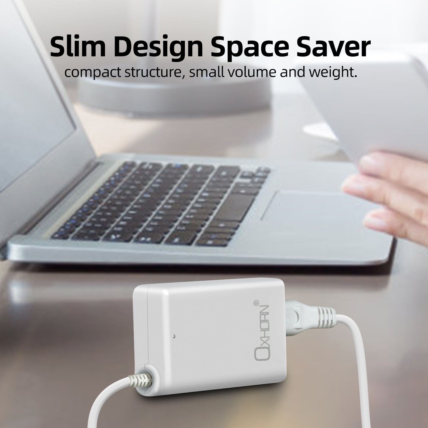 Oxhorn 65W GaN Fast Charger, USB-C PD3.0, Compact & Safe, 117g - SuperSaverAU - view 3