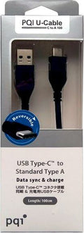 PQI  U-Cable USB Type-C To Standard Typd A 100Cm for Data sync & Charge - SuperSaverAU - view 2