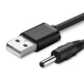 UGREEN USB2.0-A to DC 3.5mm M/F Charging Cable 1m (Black) 10376 - SuperSaverAU - view 1