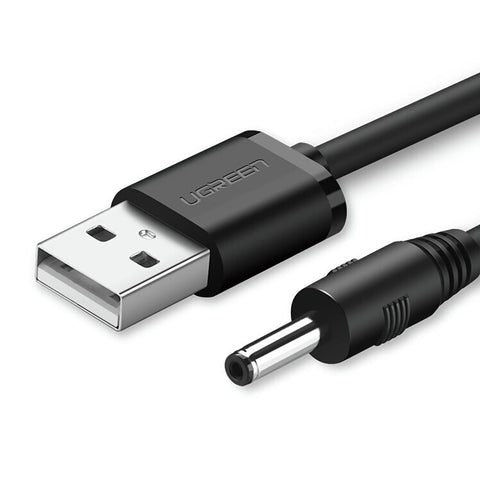 UGREEN USB2.0-A to DC 3.5mm M/F Charging Cable 1m (Black) 10376 - SuperSaverAU - view 1