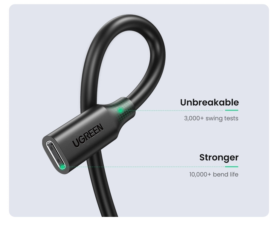 UGREEN 10387 USB-C Extension Cable 1M - SuperSaverAU - view 3
