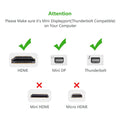 UGREEN Mini DP to HDMI Female converter cable 18CM (10460) - SuperSaverAU - view 3