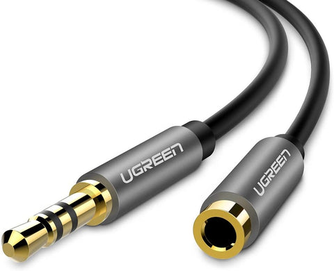 UGREEN 3.5mm Male to 3.5mm Female Extension Cable 5m (Black) 10538 - SuperSaverAU - view 1
