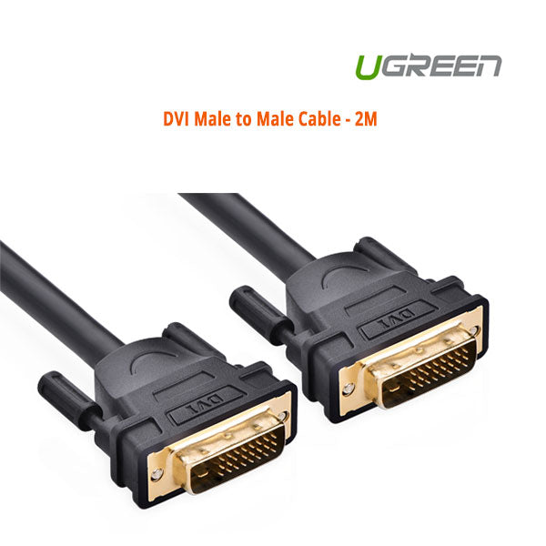 UGREEN DVI Male to Male Cable 2M (11604) - SuperSaverAU - view 1