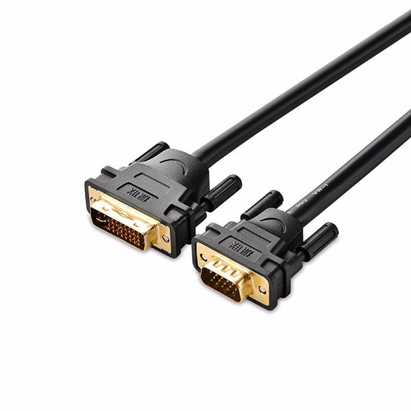 UGREEN DVI (24+5) Male to VGA male Cable - Black 1.5M (11617) - SuperSaverAU - view 1