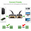 UGREEN DVI (24+5) Male to VGA male Cable - Black 1.5M (11617) - SuperSaverAU - view 4