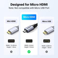 UGREEN 15517 8K Micro-HDMI to HDMI Cable 2M - SuperSaverAU - view 5