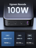 UGREEN 15613 100W USB-C Charger, Nexode 4-Port GaN II Charging Station - SuperSaverAU - view 2