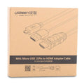 UGREEN MHL Micro USB 11 Pin to HDMI Adater Cable 2M (20139) - SuperSaverAU - view 3