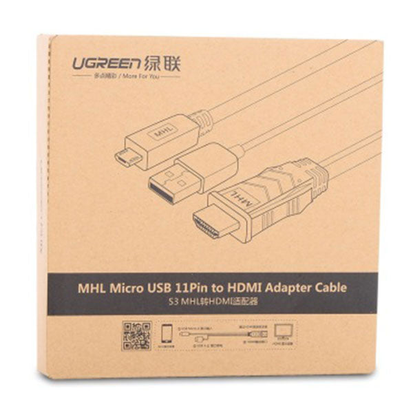 UGREEN MHL Micro USB 11 Pin to HDMI Adater Cable 2M (20139) - SuperSaverAU - view 3