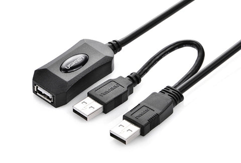 UGREEN USB 2.0 Active Extension Cable with USB Power 5M (20213) - SuperSaverAU - view 1