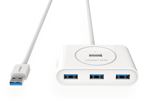 UGREEN USB 3.0 4 Ports Hub White 1M (20283) - SuperSaverAU - view 1