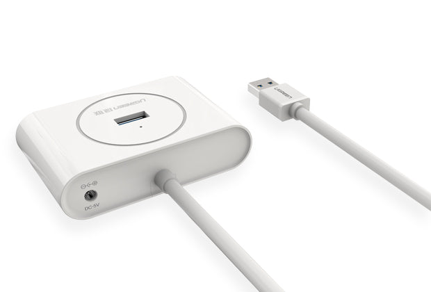 UGREEN USB 3.0 4 Ports Hub White 1M (20283) - SuperSaverAU - view 2