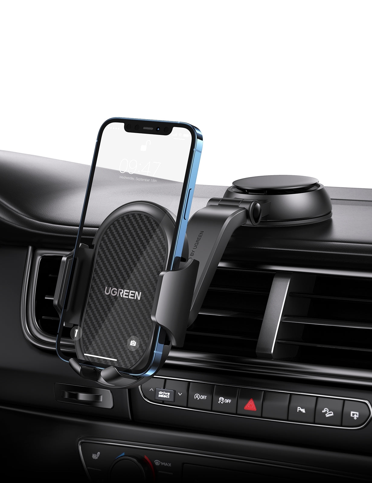 UGREEN 20473 Waterfall-Shaped Suction Cup Phone Mount - SuperSaverAU - view 8