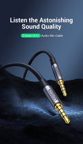 UGREEN 20785 3.5mm Braided 4-Pole Audio Cable Male to Male 3m - SuperSaverAU - view 5
