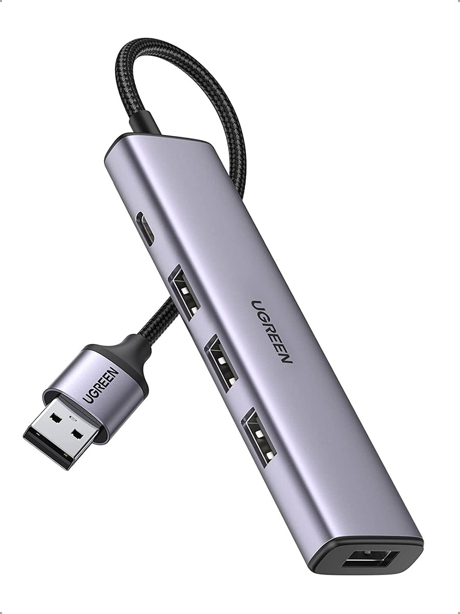 UGREEN 20805 USB 3.0 4-Port Hub with USB-C Power Port - SuperSaverAU - view 1