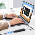 UGREEN 20984 USB 2.0 to 3 x USB2.0 with RJ45 (100Mbps) Ethernet Adapter (Black) - SuperSaverAU - view 4