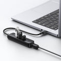 UGREEN 20984 USB 2.0 to 3 x USB2.0 with RJ45 (100Mbps) Ethernet Adapter (Black) - SuperSaverAU - view 5