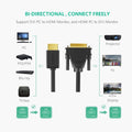 UGREEN HDMI To DVI 24+1 Cable 1M (30116) - SuperSaverAU - view 5