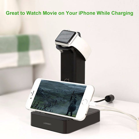 UGREEN Apple Watch Magnetic charging Dock - Black (30361) - SuperSaverAU - view 2