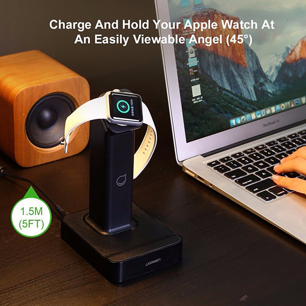 UGREEN Apple Watch Magnetic charging Dock - Black (30361) - SuperSaverAU - view 4