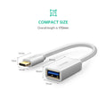 UGREEN USB Type-C Male to USB 3.0 Type A Female OTG Cable - White 15CM (30702) - SuperSaverAU - view 5