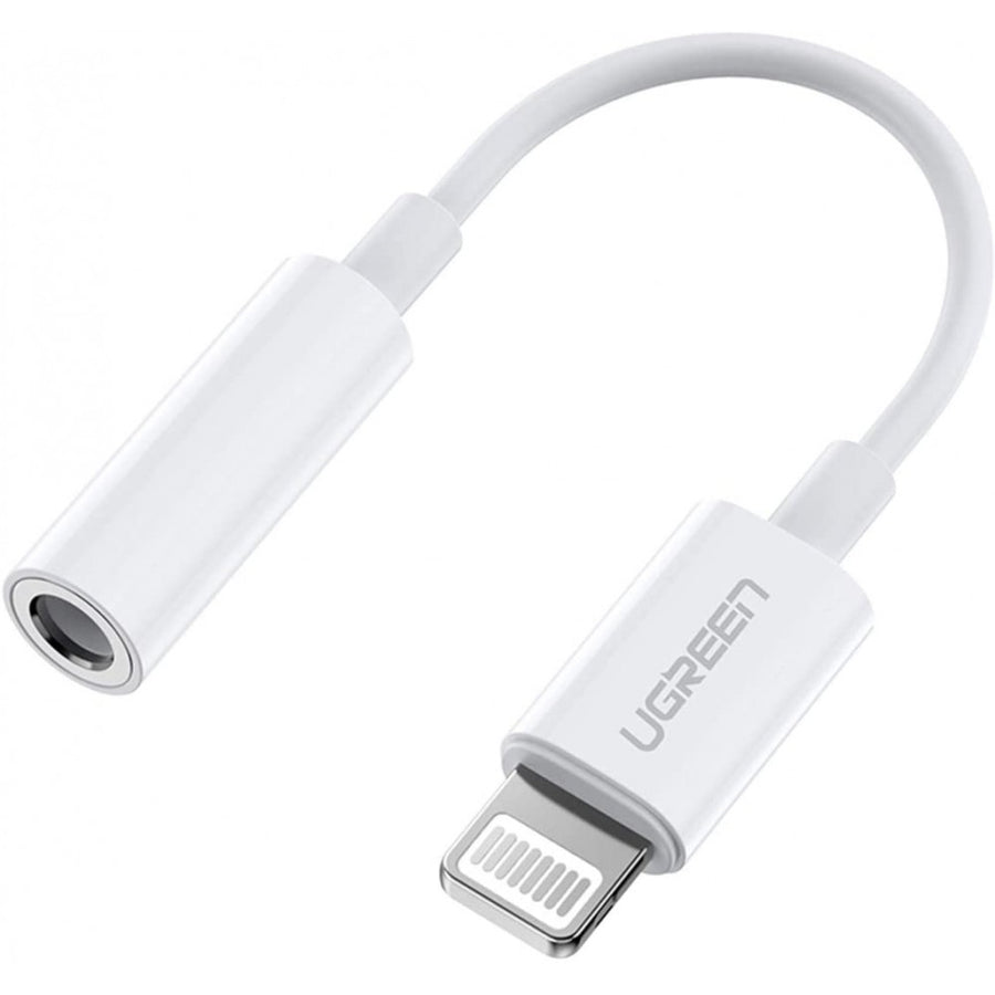 UGREEN 3.5mm iPhone 8-pin Adapter, Apple MFi Certified, Noise Reduction, Durable Design - SuperSaverAU - view 1