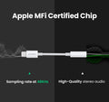 UGREEN 3.5mm iPhone 8-pin Adapter, Apple MFi Certified, Noise Reduction, Durable Design - SuperSaverAU - view 2