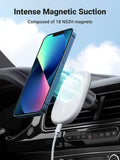 UGREEN Magnetic Wireless Car Charger for iPhone 13/12 - 7.5W Fast Charging, Strong Hold - SuperSaverAU - view 2