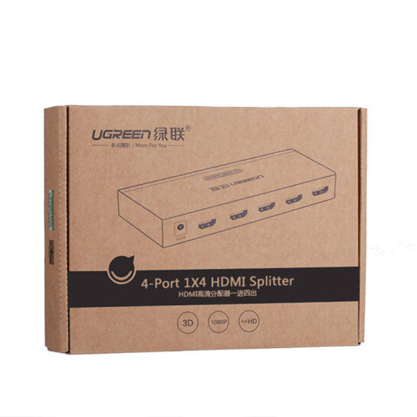 UGREEN 1 x 4 HDMI Amplifier Splitter - Black (40202) - SuperSaverAU - view 4