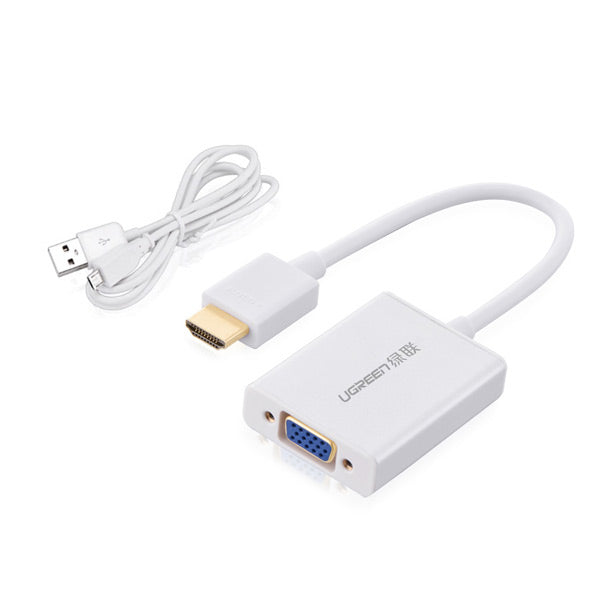 UGREEN HDMI to VGA & 3.5MM Audio / Mirco USB converter (40212) - SuperSaverAU - view 2