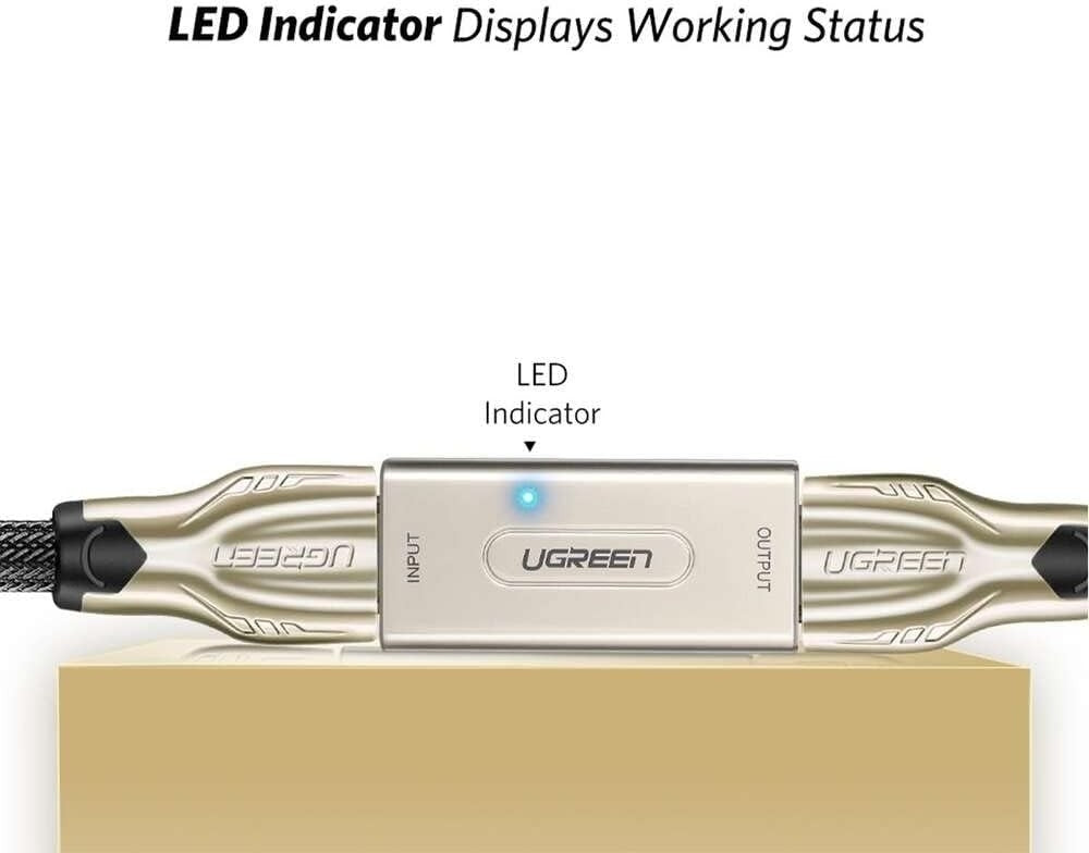 UGREEN HDMI Extender Signal Booster for 1080P Up to 150ft with Zinc Alloy Build