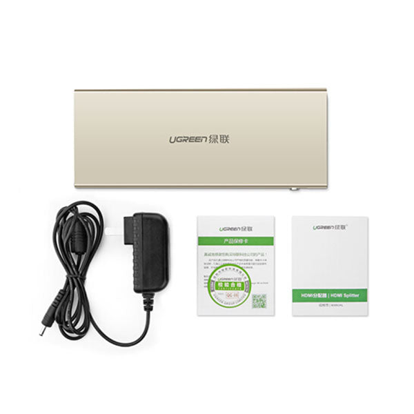 UGREEN HDMI 1 x 4 Amplifier Splitter Zinc Alloy (40277) - SuperSaverAU - view 3