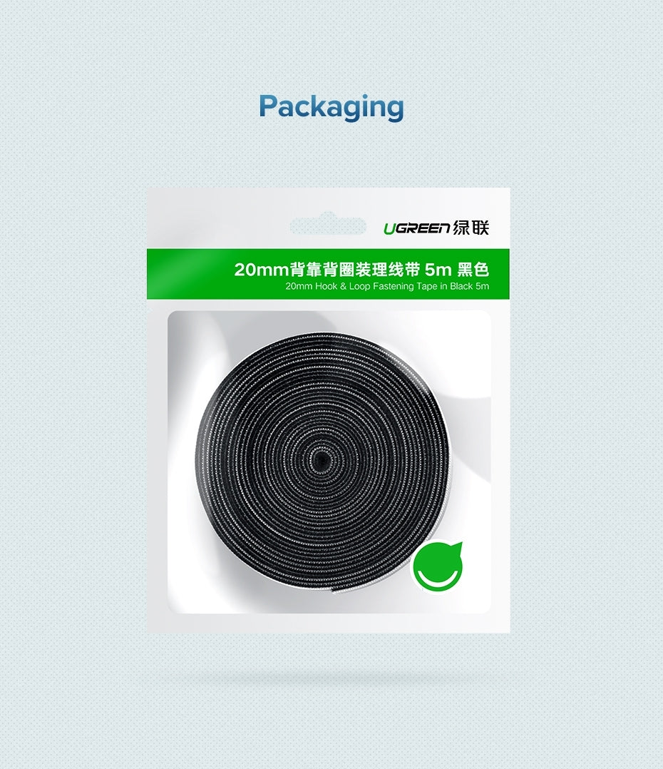 UGREEN 40356 Cable Organizer 5m (Black) - SuperSaverAU - view 7