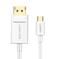UGREEN USB Type C to DP Cable 1.5m (White) 40420 - SuperSaverAU - view 1