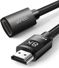 UGREEN 8K HDMI Extension Cable 1M 60Hz 48Gbps Male to Female, Durable Nylon - SuperSaverAU - view 1