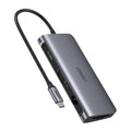 UGREEN Type C 9 in 1 Multifunction Adapter- HDMI/ VGA/Gigabit/TypeC/USB3.0 x 3/SD/TF (40873) - SuperSaverAU - view 3