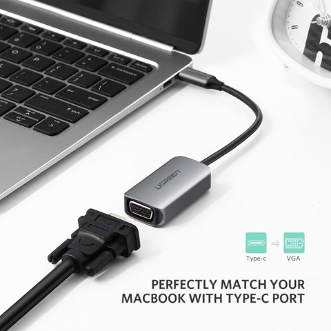 UGreen USB Type C to VGA Converter 50316 - SuperSaverAU - view 2