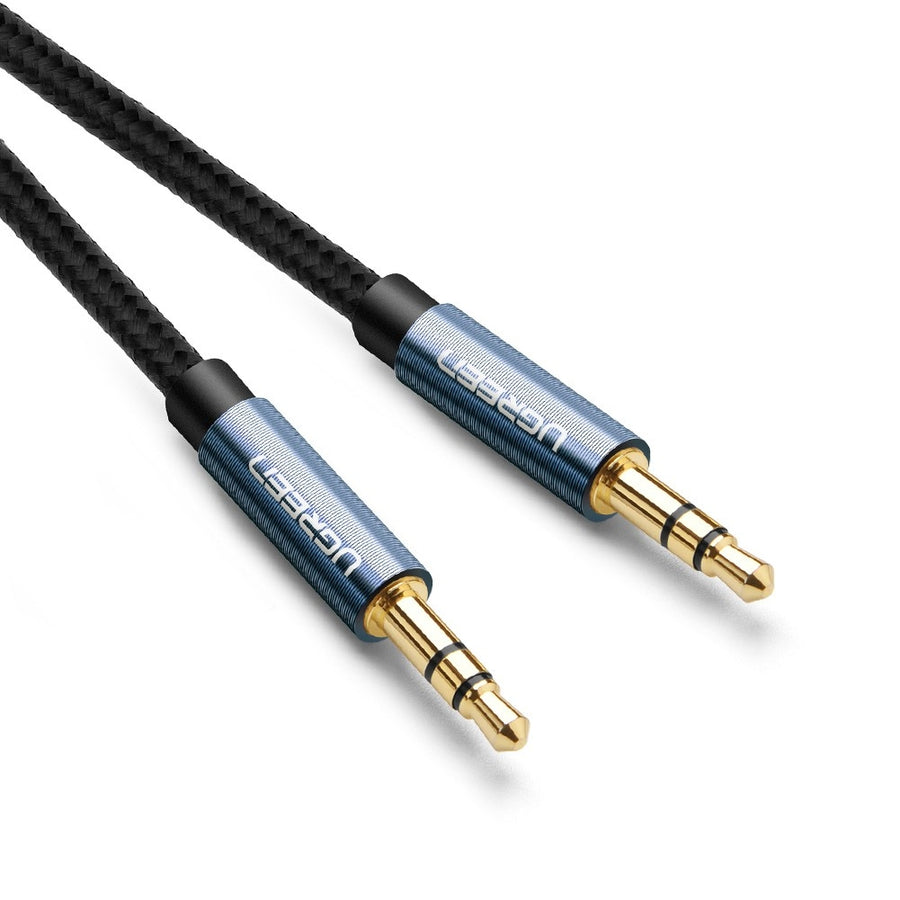 Ugreen 3.5mm male to 3.5mm male Audio cable white 2M 50368 - SuperSaverAU - view 1