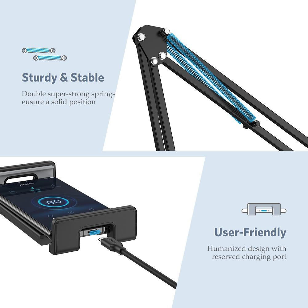 UGREEN 50394 Universal Holder with Folding Long Arm Black - SuperSaverAU - view 5