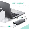 UGREEN Type C 8 in 1 Multifultion adaptor VGA/RJ45/USB3.0 x 3/SD/TF/TypeC PD Protocal (50539) - SuperSaverAU - view 2