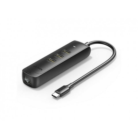 UGREEN 50627 USB-C to USB-A 3-Port Hub with RJ45 Gigabit Ethernet - SuperSaverAU - view 1