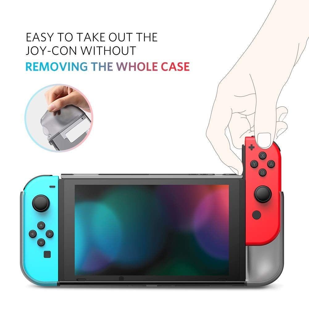 UGREEN Dockable Protective Case for Nintendo Switch - Slim, Shock Resistant, Easy Access