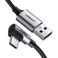 UGREEN 50942 Angled USB-C to USB-A Cable 2M