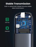 UGREEN 60354 Enclosure for M.2 PCI-E NVME SSD - SuperSaverAU - view 3