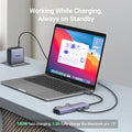 UGREEN 7-in-1 USB-C Hub with 4K HDMI, Ethernet, Card Reader, 100W PD Charging - SuperSaverAU - view 4