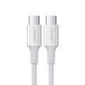 UGREEN 60552 USB-C 2.0 to TYPE-C Male to Male Data Cable 5A 2M White - SuperSaverAU - view 1