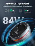 UGREEN 60712 84W Dual Port Car Charger - Space Grey